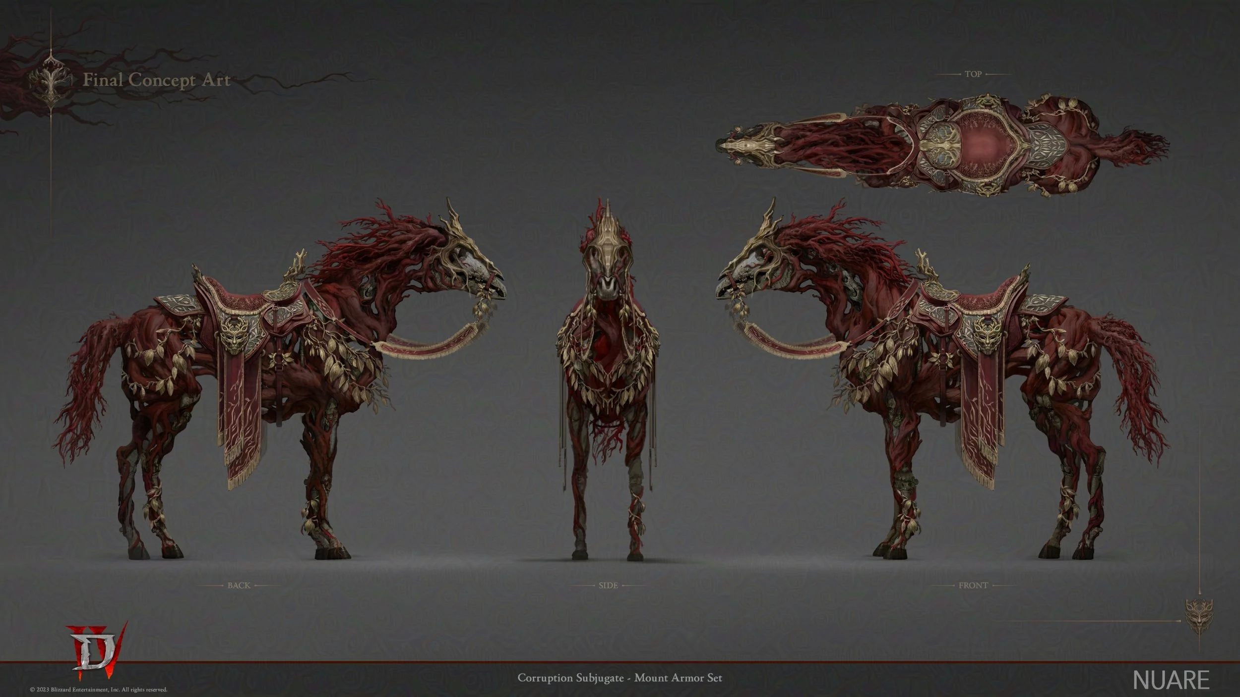 イデア・シュラウド 参考画像 Corruption Subjugate, Diablo IV — Concept Art Association